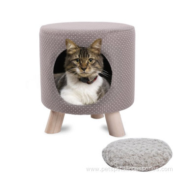 Cat Cube Bed Cave House Soft Padding Cotton